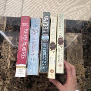 Lot Of 5 Nora Roberts Paperback Books Calhouns Last Boyfriend Morrigan’s Hope